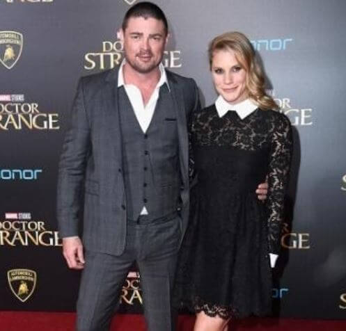 Natalie Wihongi with her ex-husband, Karl Urban.